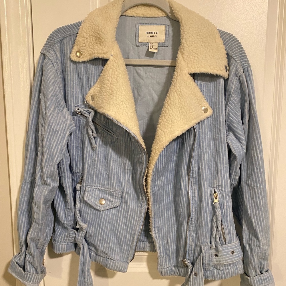 Forever 21 Corduroy Teddy Jacket